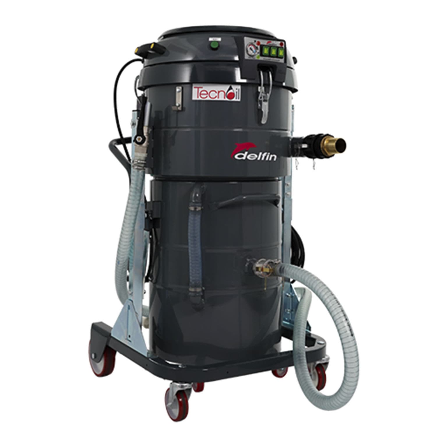 Industrial vacuum cleaner TC100 MPI Delfin Vacuums oil and chip / singlephase / 3motor