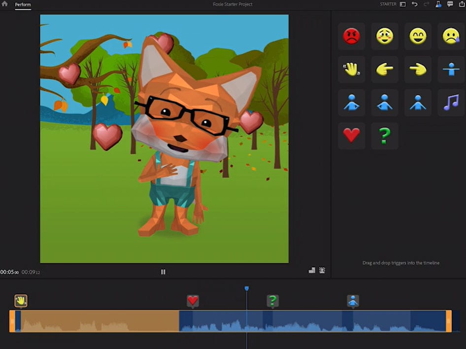 Control software - Character Animator - ADOBE - animation / creation / tracking Control software - Character Animator - ADOBE - animation / creation / tracking