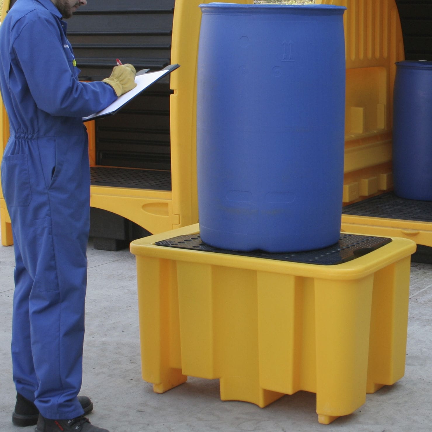 1drum containment pallet SJ100050, SJ100051 Jonesco