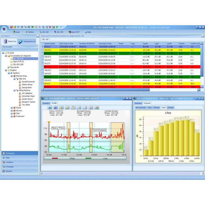 Monitoring software - Insight - Casella - data acquisition