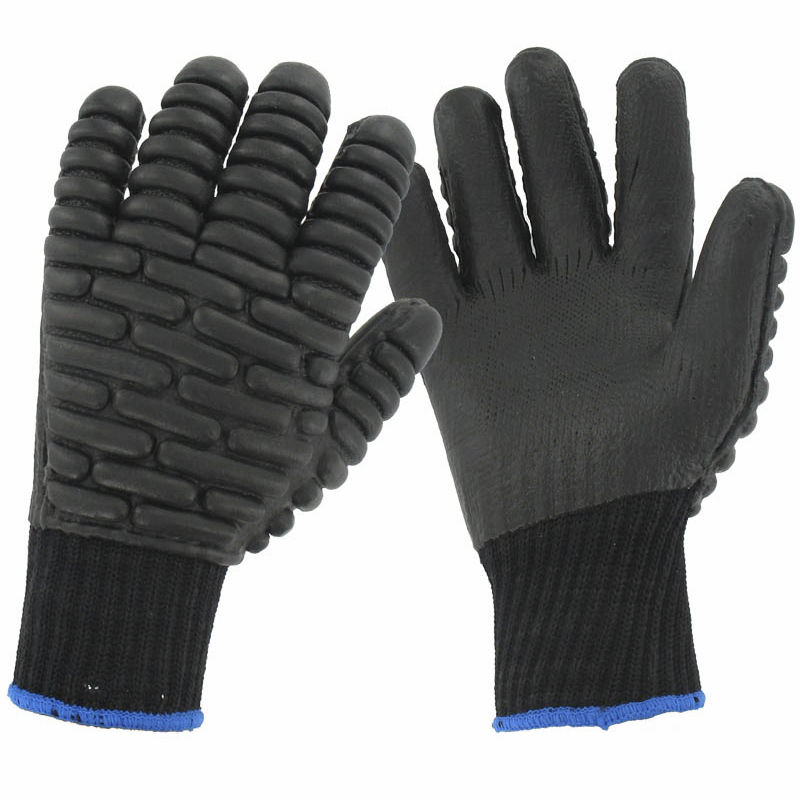 Work glove - BACKPROTECT - ROSTAING - vibration damping / cotton ...