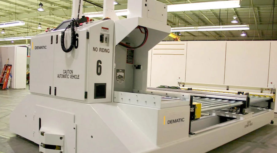 Transfer AGV - DEMATIC - loading / unloading / for warehouse