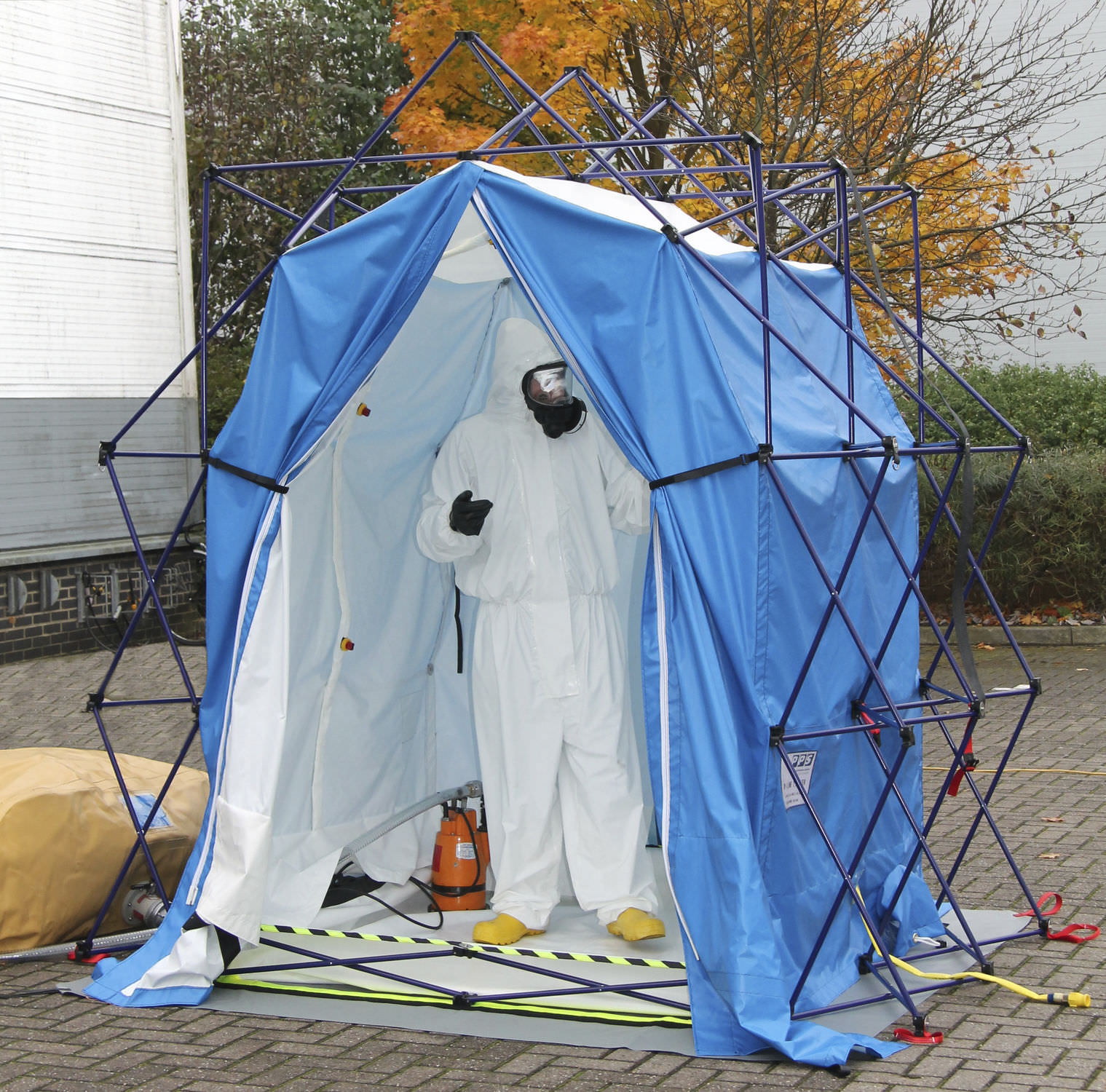 Portable safety shower Rapid Pro 1 Line 2 PPSGB outdoor