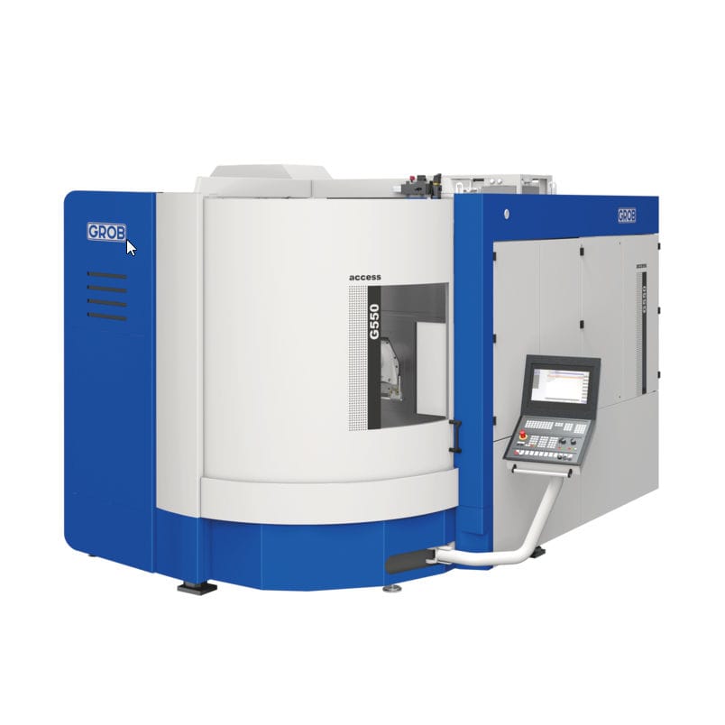 GROB Systems' G550 5-Axis Universal Machining Center - Engine