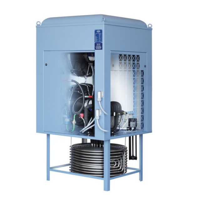 Water cooler ERK series HOFFMANN APPARATE compact / aircooled