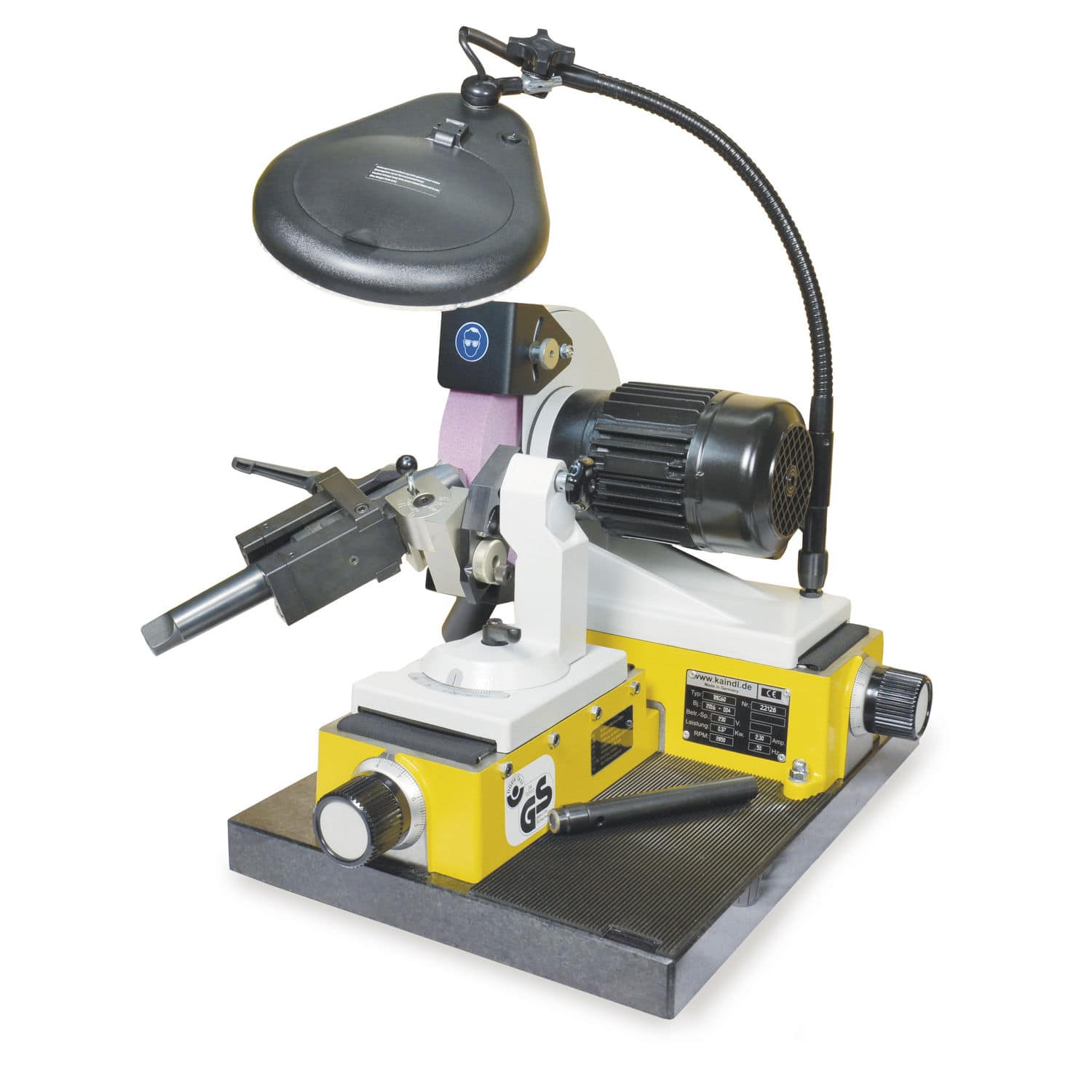 Drill Bit Sharpener With 4 Wheels - Portable Sharpening Tool For All Bit Types