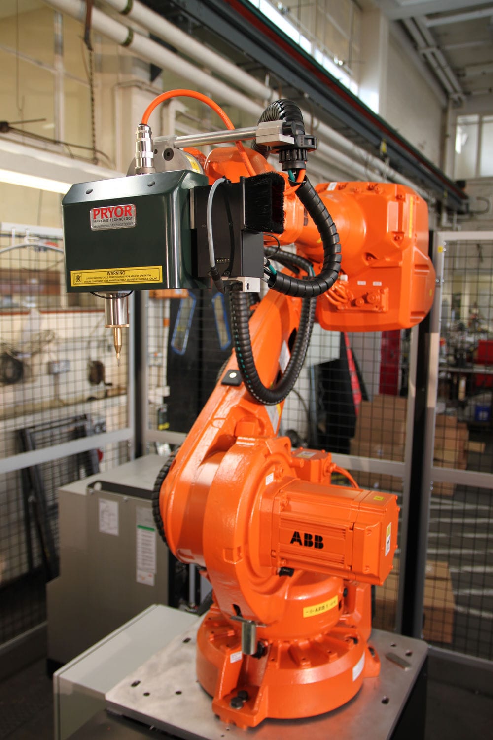 Programmable marking system Pryor Marking Technology robotic