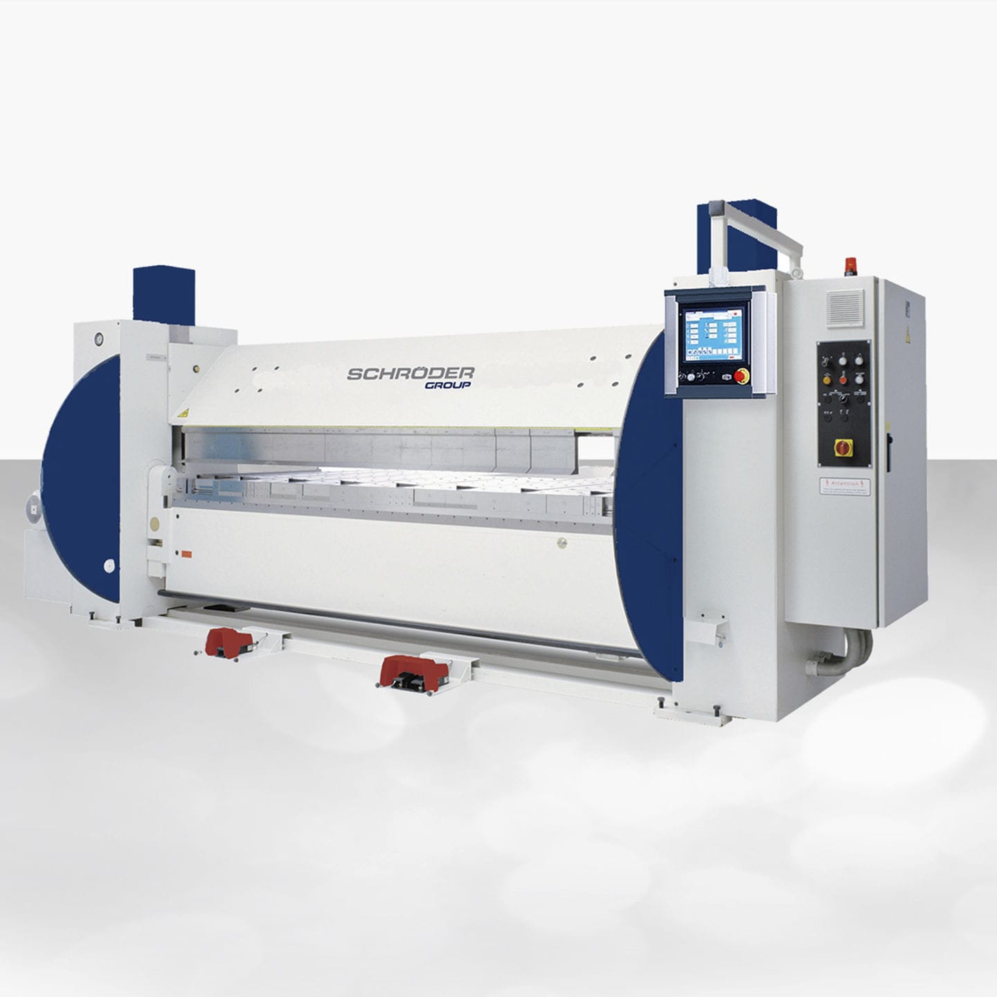 Hydraulic swivel folding machine 225 Schröder Group CNC