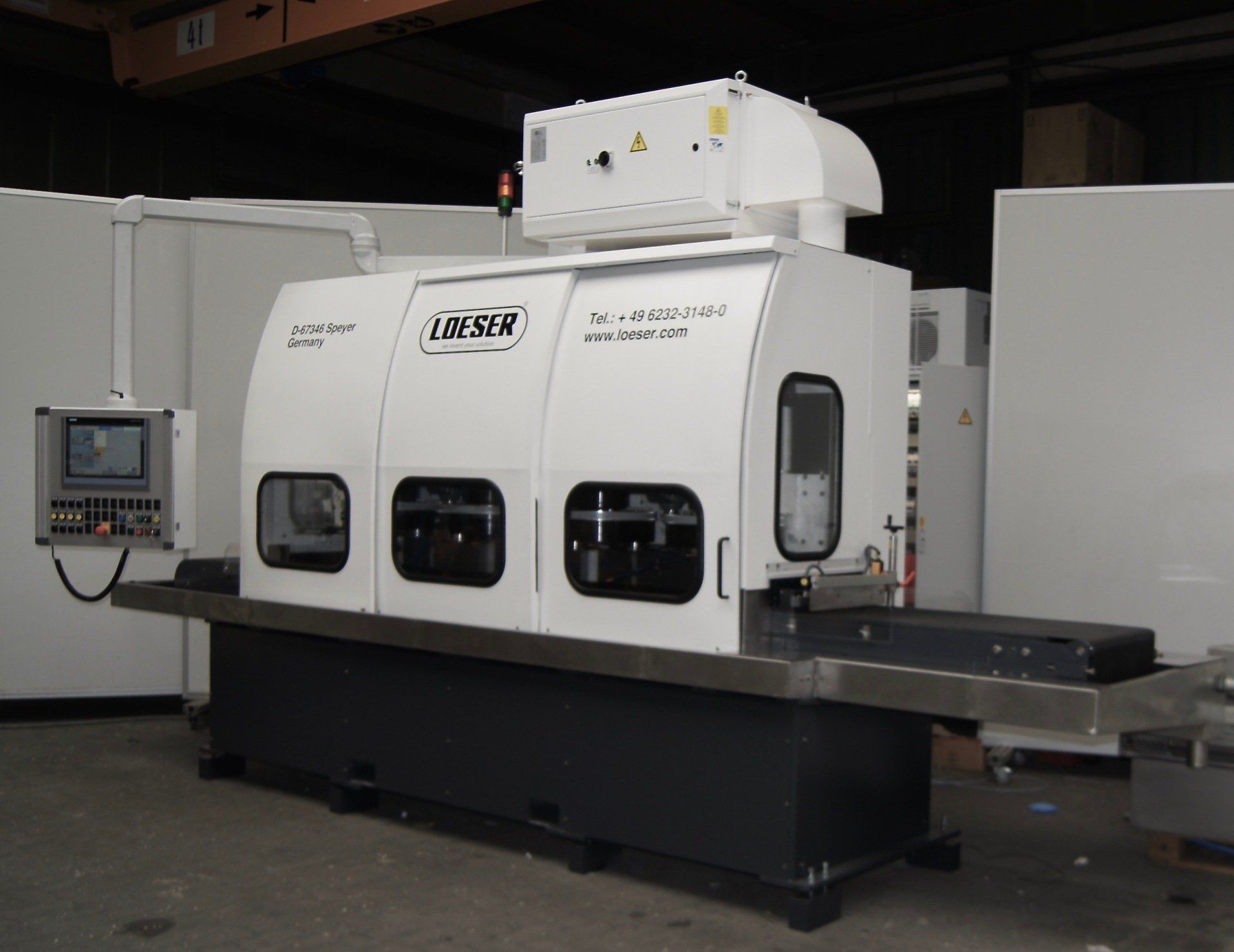 Brush deburring machine - FB 384 - LOESER GmbH - edge rounding ...