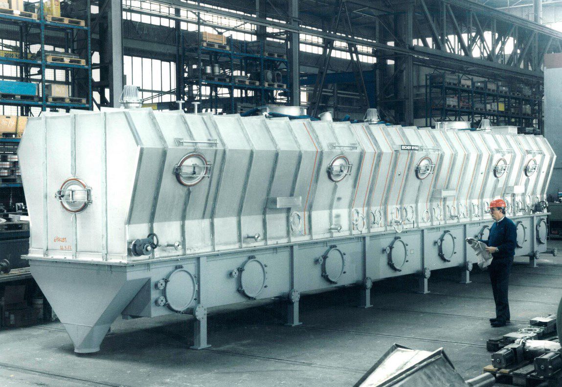 Fluidized bed dryer DC series ANDRITZ AG convection / continuous