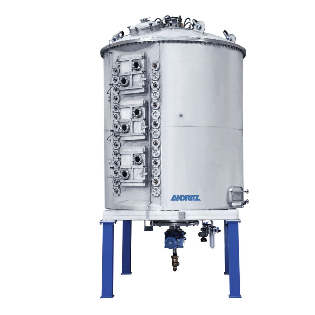 Vacuum dryer TT series ANDRITZ AG continuous / for bulk materials