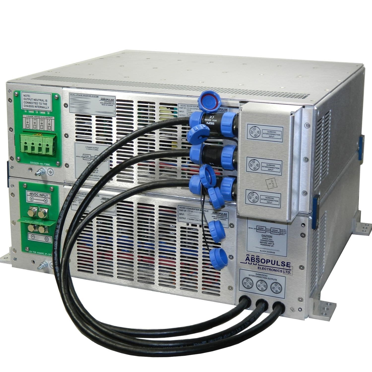 Pure sine wave DC/AC inverter - CTP 6K-48/600-2X3U7 - ABSOPULSE ...