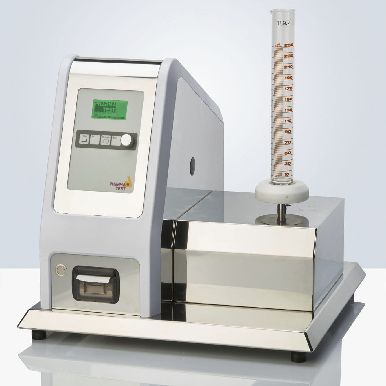 Density tester PTTD300 Pharma Test Apparatebau AG for paint