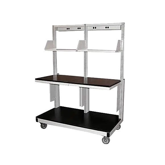 Laboratory cart - ALPHA - Kewaunee Scientific Corporation - shelf ...