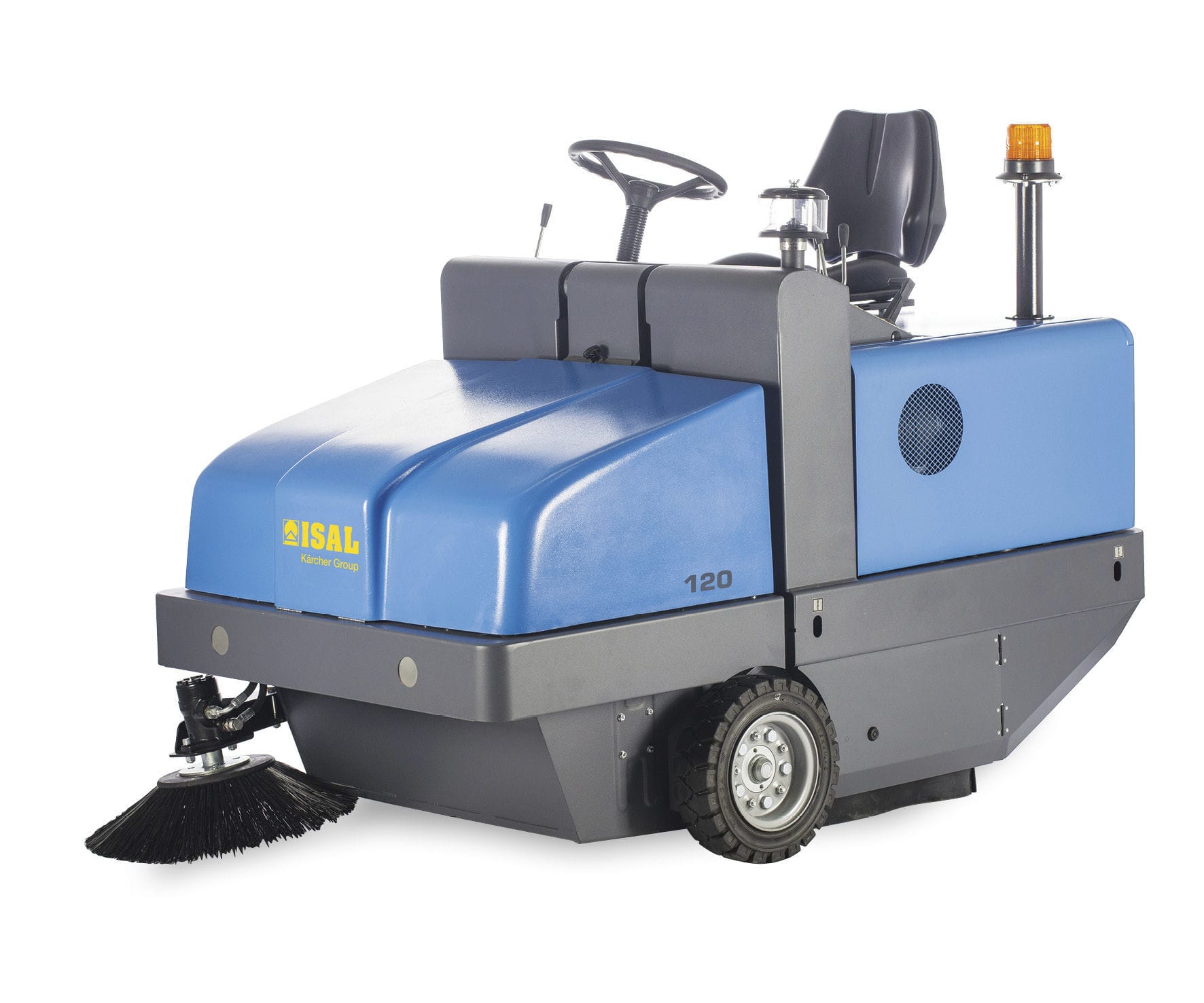 Ride-on sweeper - PB 120 E - PB 120 D - ISAL srl - hydraulic / electric ...