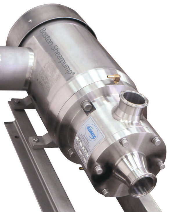 Rotorstator mixer Boston Shearpump® Admix inline / solid / powder
