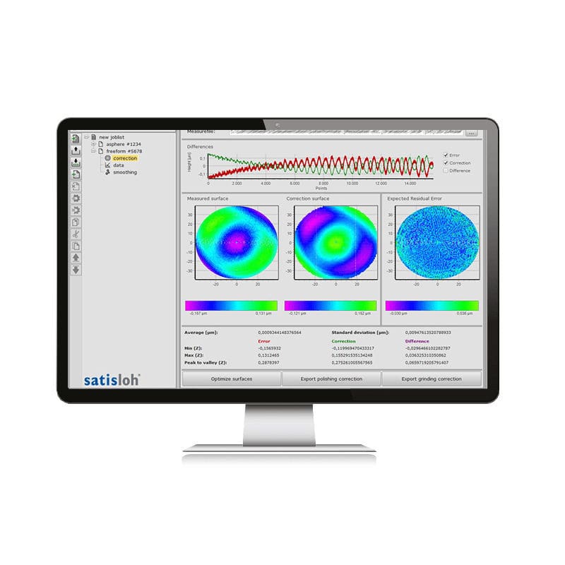 Calculation software suite - ProACT - Satisloh - metrology / corrective ...