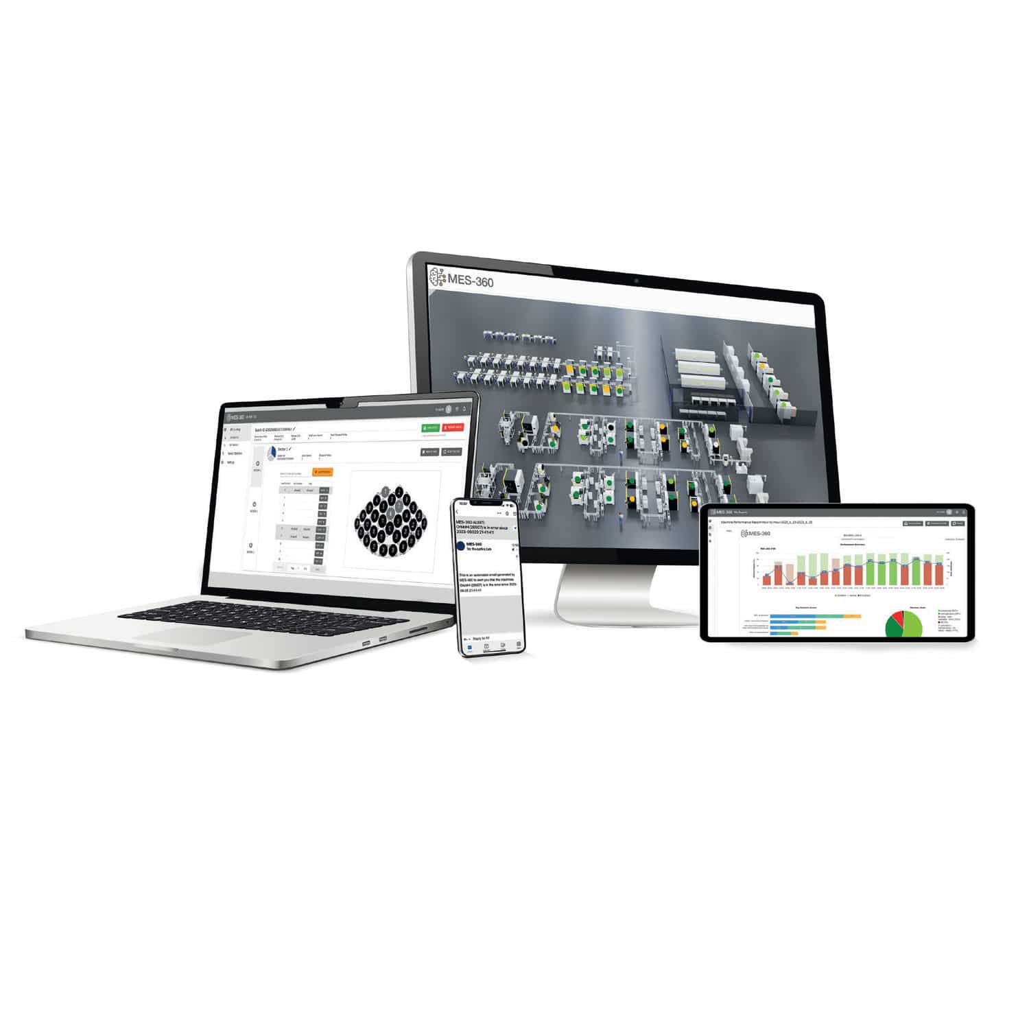 Manufacturing execution system software - MES-360 - Satisloh - OEE ...