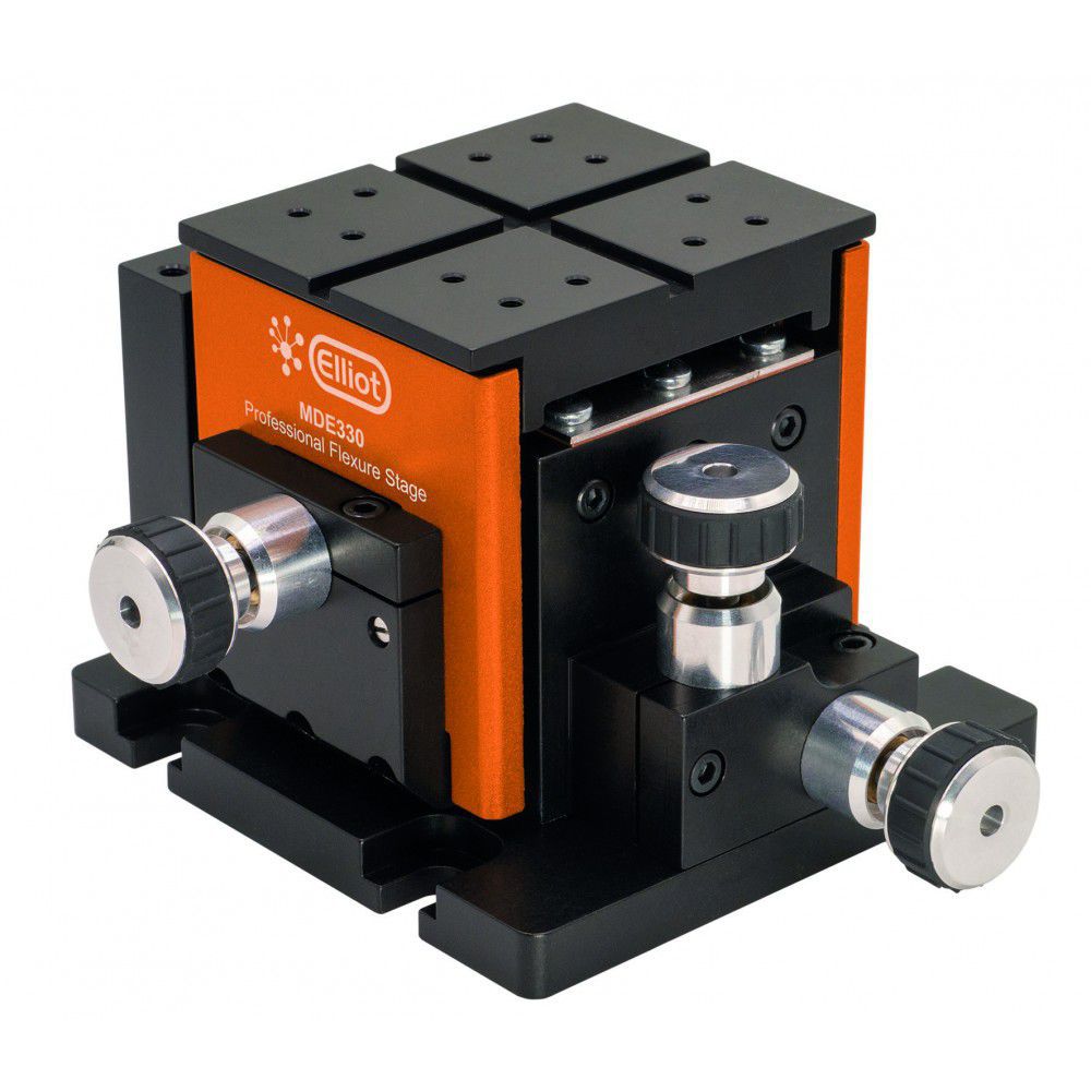 XYZ stage - MDE120 - Elliot Scientific - vertical / manual / piezo
