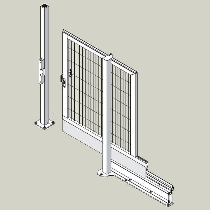 Sliding Gate Fstst Hans Georg BrÜhl Automated Self Supporting Sliding Gate Fstst Hans Georg BrÜhl, Cantilever Sliding Door