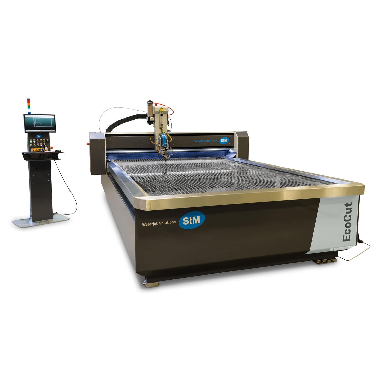 Abrasive waterjet cutting machine EcoCut STM Waterjet Group for