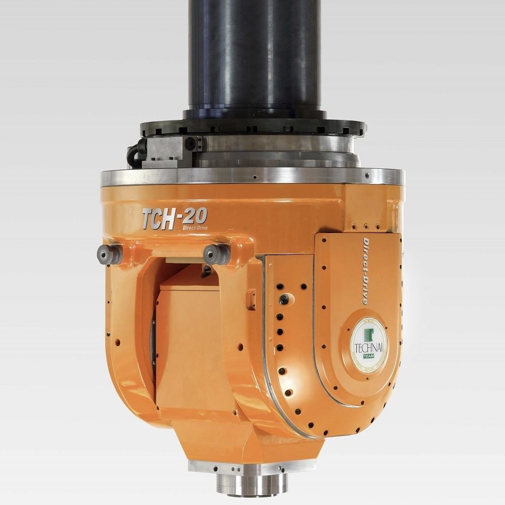 2axis milling head TCH20 Technai Team S.p.A. continuous / right