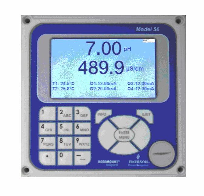 Liquid analyzer / pH / conductivity / ORP 56 Emerson Automation