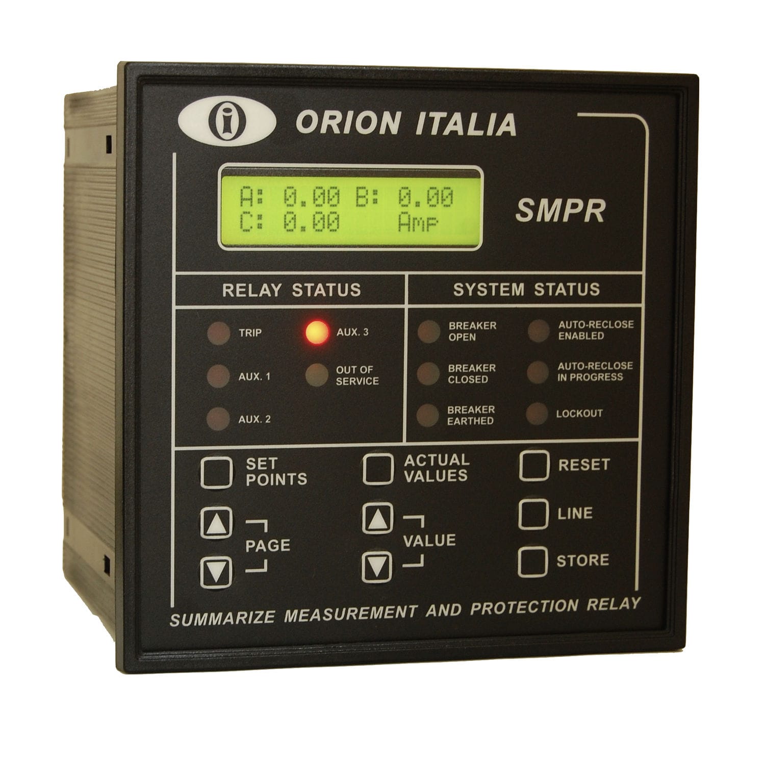 Earthleakage protection relay SMPR2 Orion Italia overcurrent