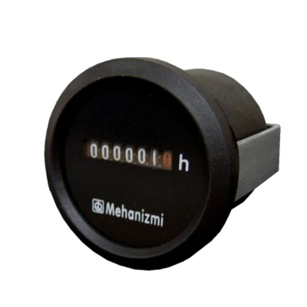 Hour counter HK47 Iskra Mehanizmi screw / analog / electromechanical