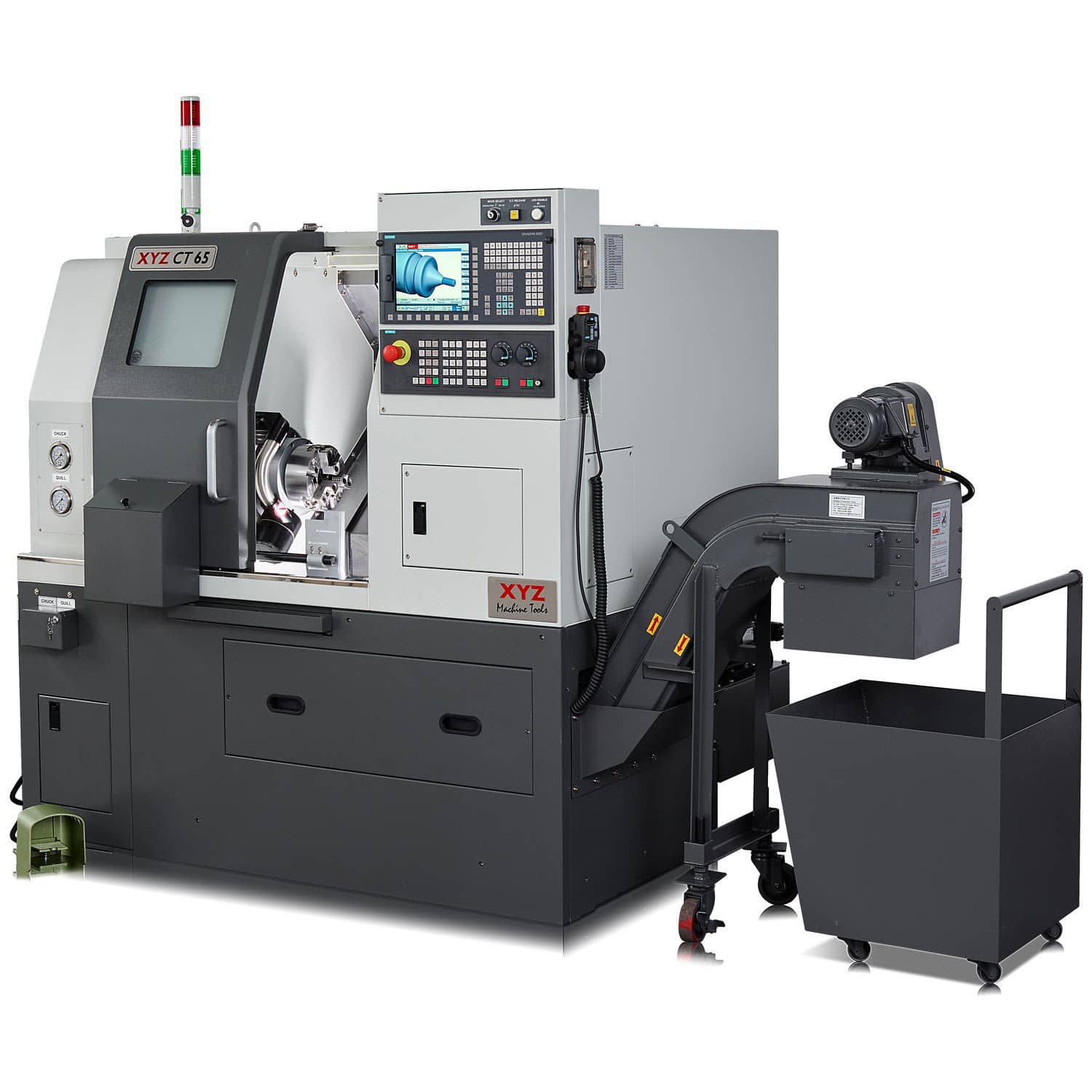 CNC turning center - XYZ CT 65 HD - XYZ Machine Tools - 2-axis / A2-6 / ...