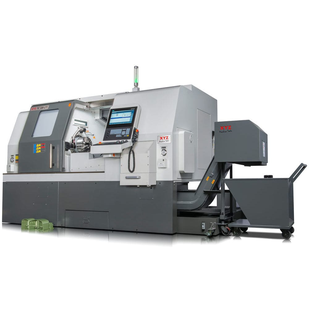 CNC turning center - XYZ TC 320 LTY - XYZ Machine Tools - 3-axis / A2-8 ...