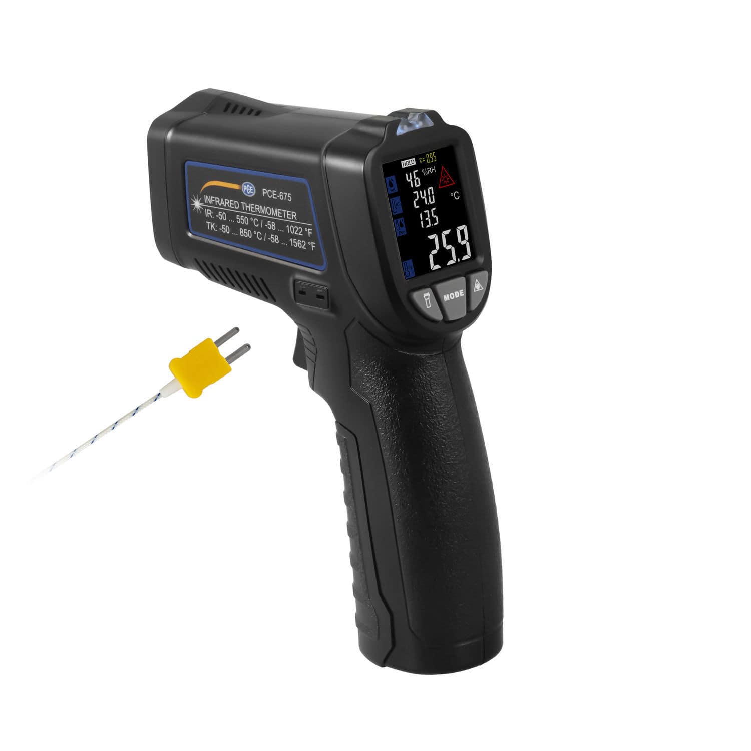 Infrared Thermometer - PCE-675 - PCE Deutschland GmbH - Digital / °C / °F