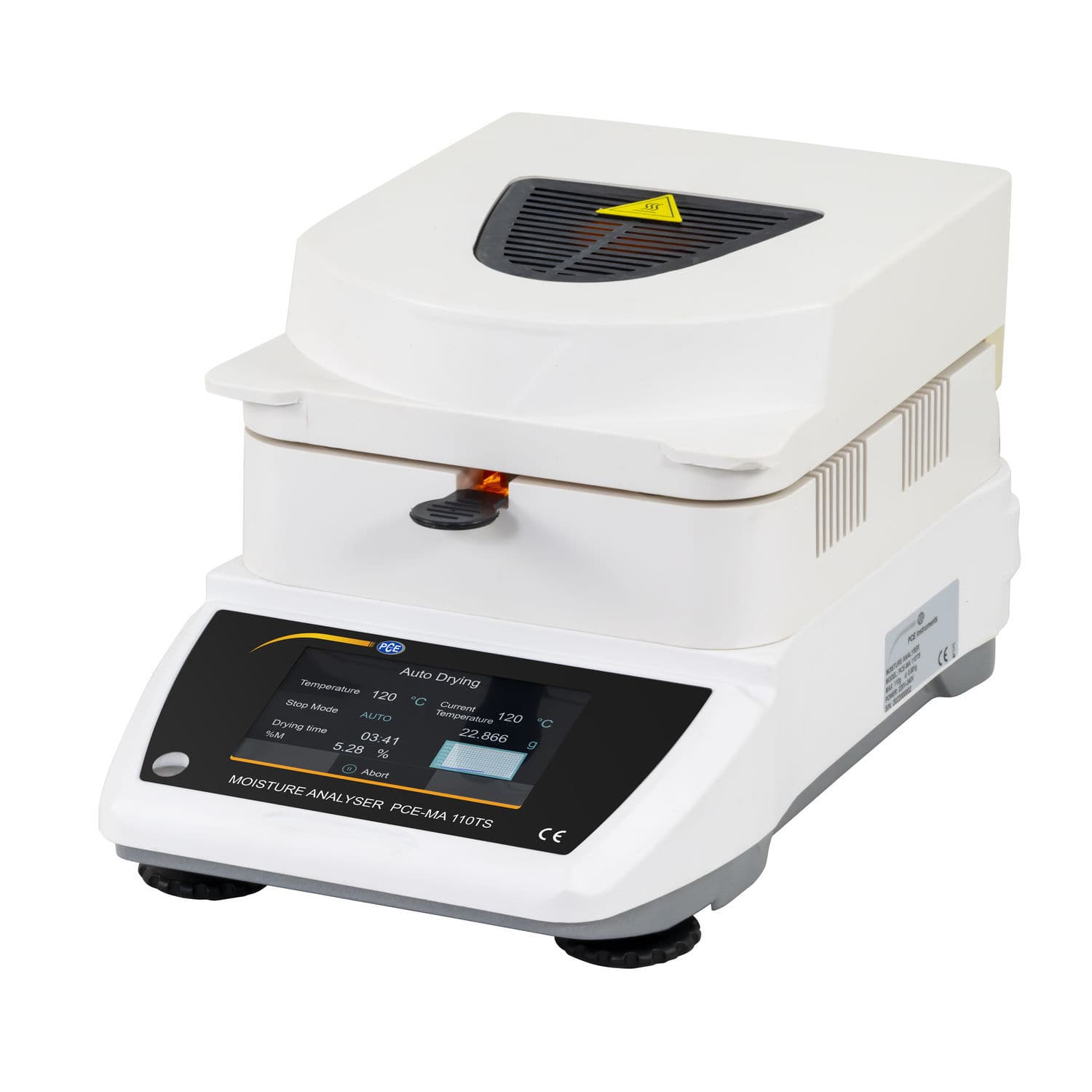 Electronic moisture analyzer PCEMA 110TS PCE Deutschland GmbH