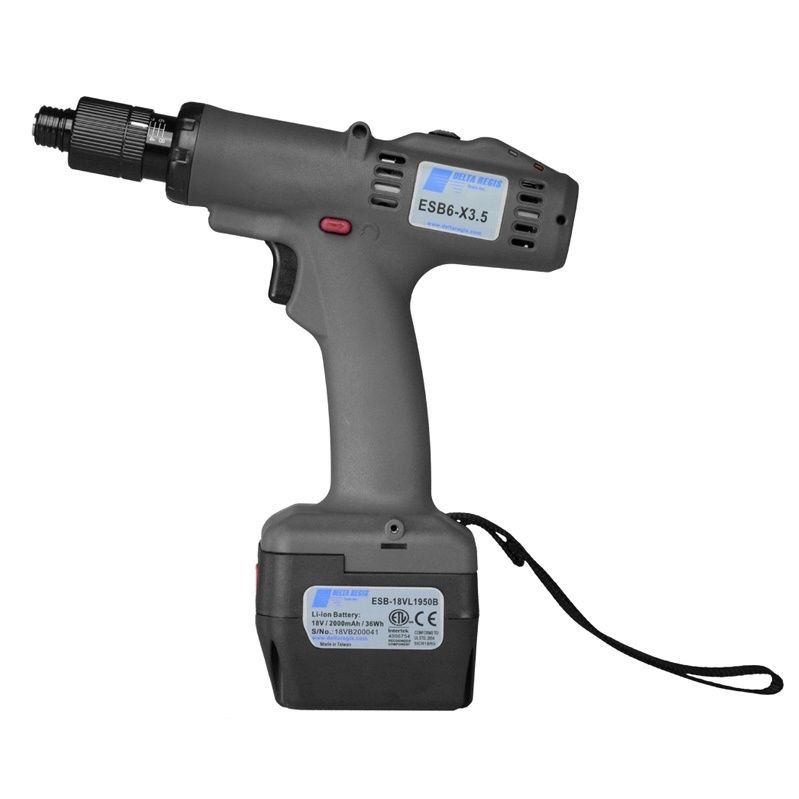Cordless electric screwdriver ESB6X3.5 Delta Regis Tools pistol