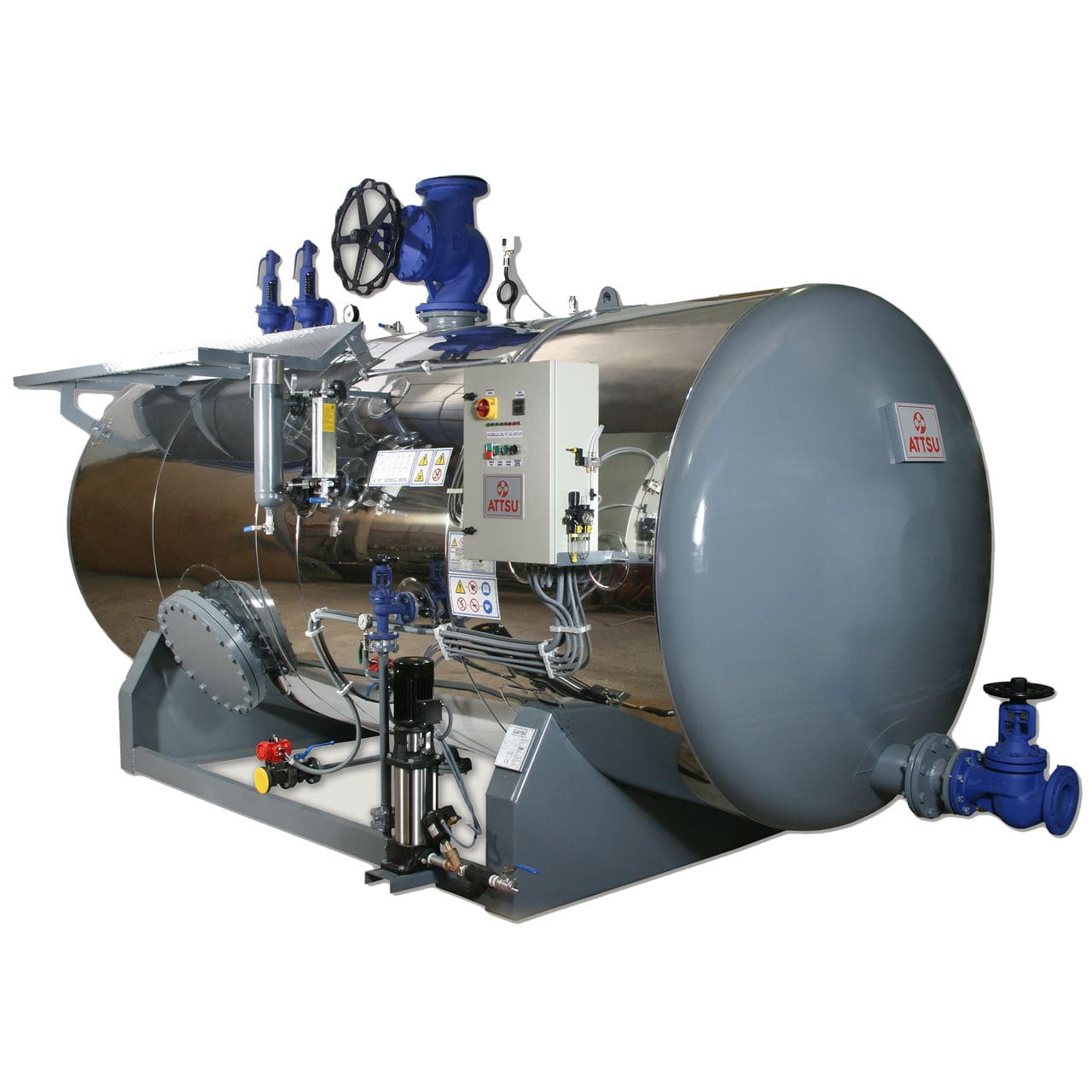 Steam accumulator - AV - ATTSU TERMICA S.L. - piston / standard / control