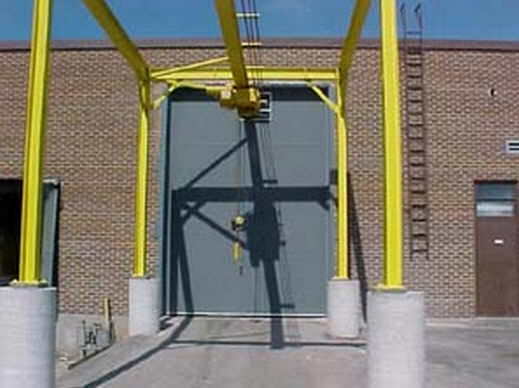 Sliding Door Metal For Overhead Cranes Industrial Superway