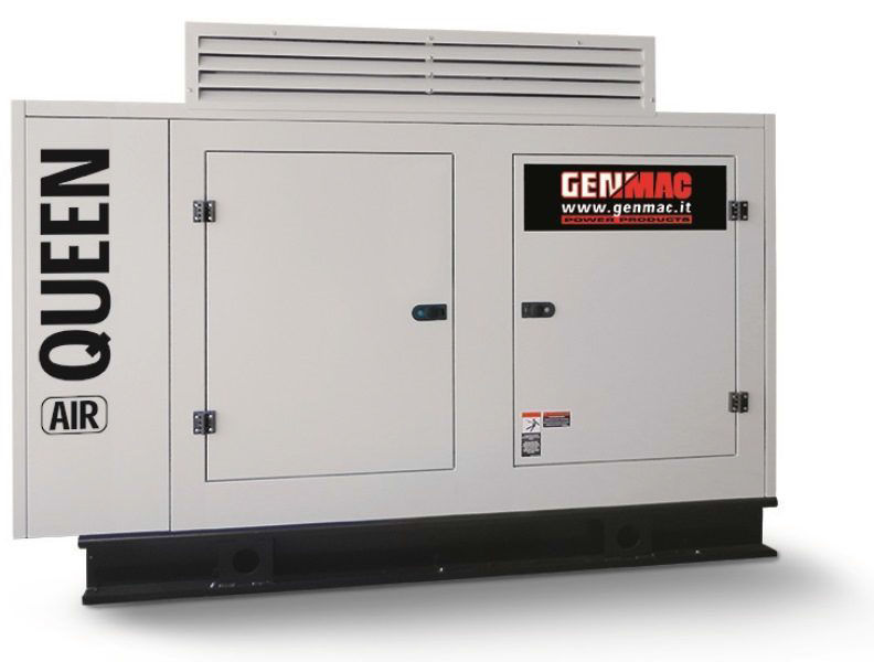 Diesel Generator Set Queen Air Rgu130ds Genmac Srl Three Phase