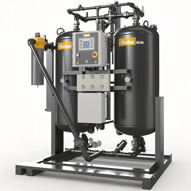 Desiccant compressed air dryer TWP series Parker Industrial Gas