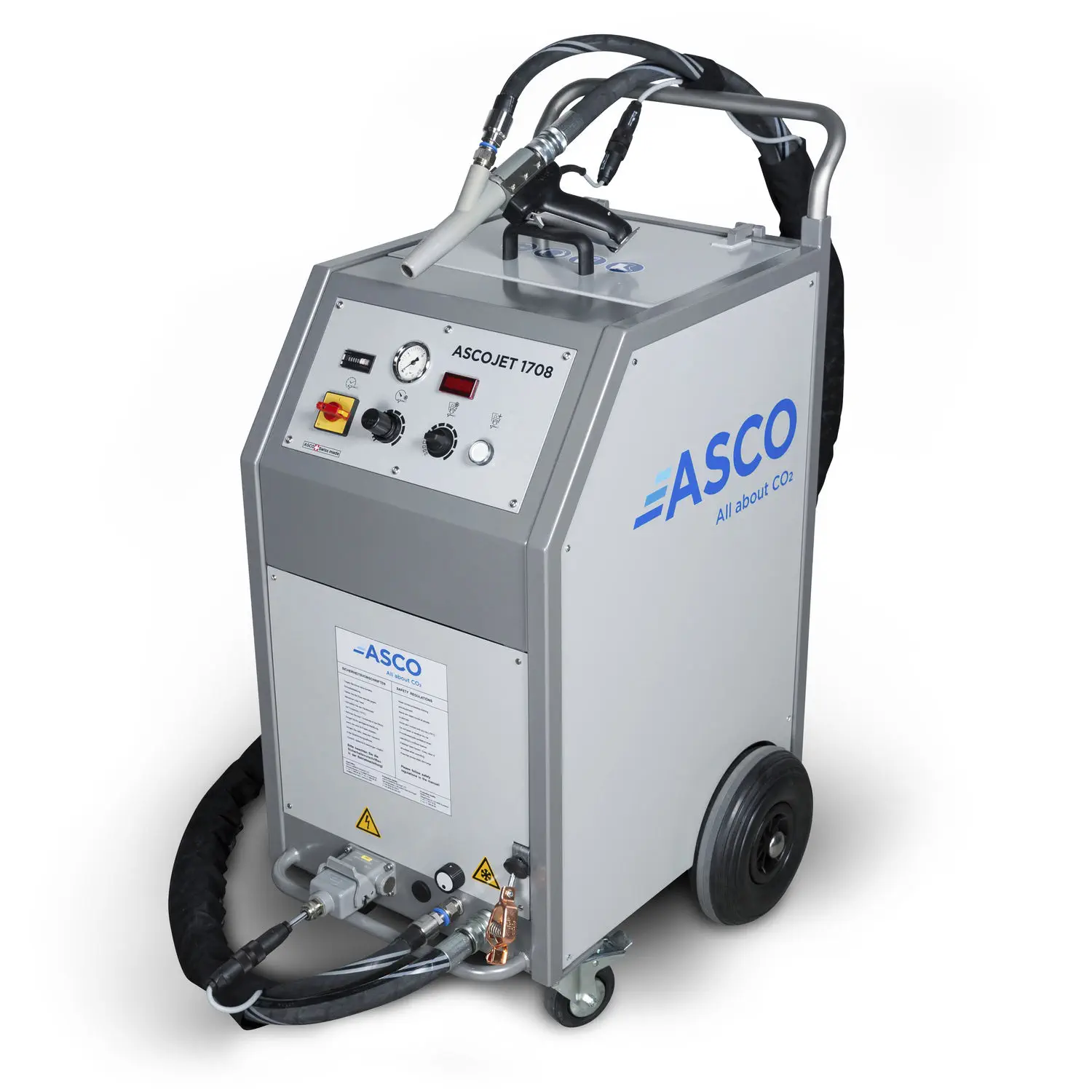 Manual dry ice blaster - ASCOJET 1708 - ASCO CARBON DIOXIDE