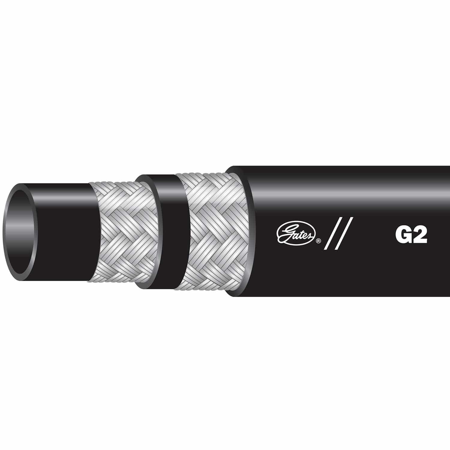 Hydraulic hose G2 Gates Europe for oil / alcohol / NBR