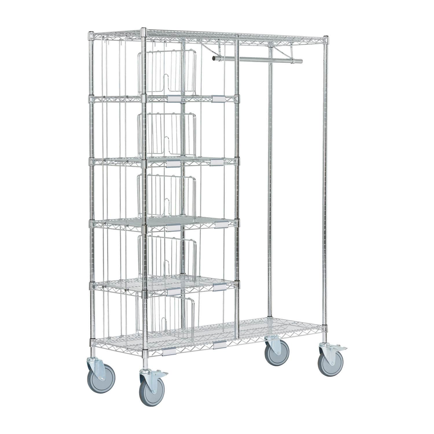 Storage trolley KS4012/610 LKE GmbH Excellence in Material Handling steel / wire mesh