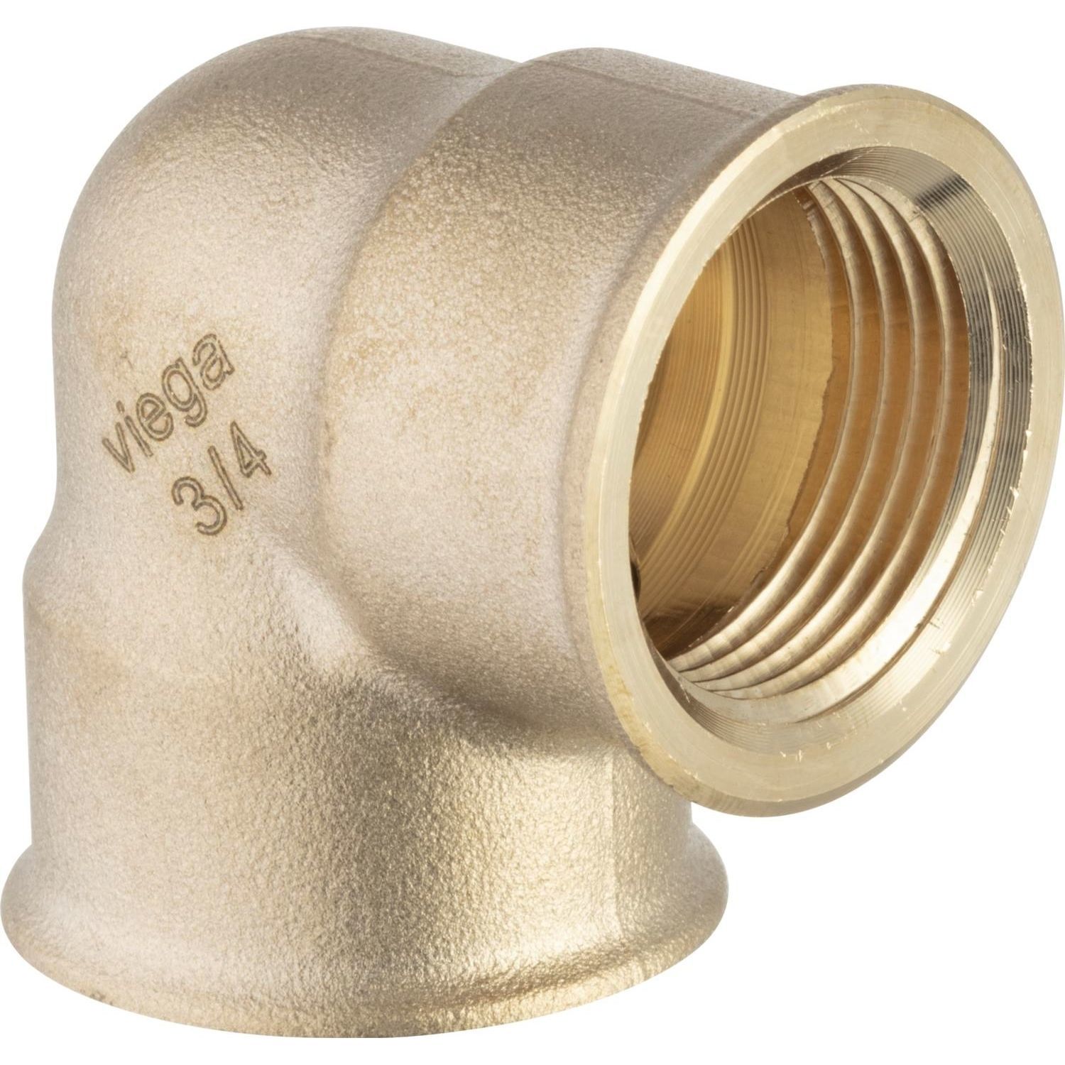 Hydraulic fitting Viega GmbH & Co. KG for gas / threaded / elbow