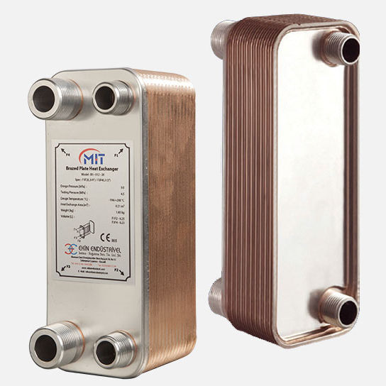 Brazed plate heat exchanger - MB - 02 - Ekin Industrial - liquid/liquid ...