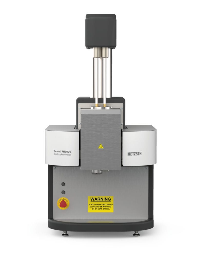 Capillary Rheometer Rh Series Netzsch Analyzing Testing For The | My ...