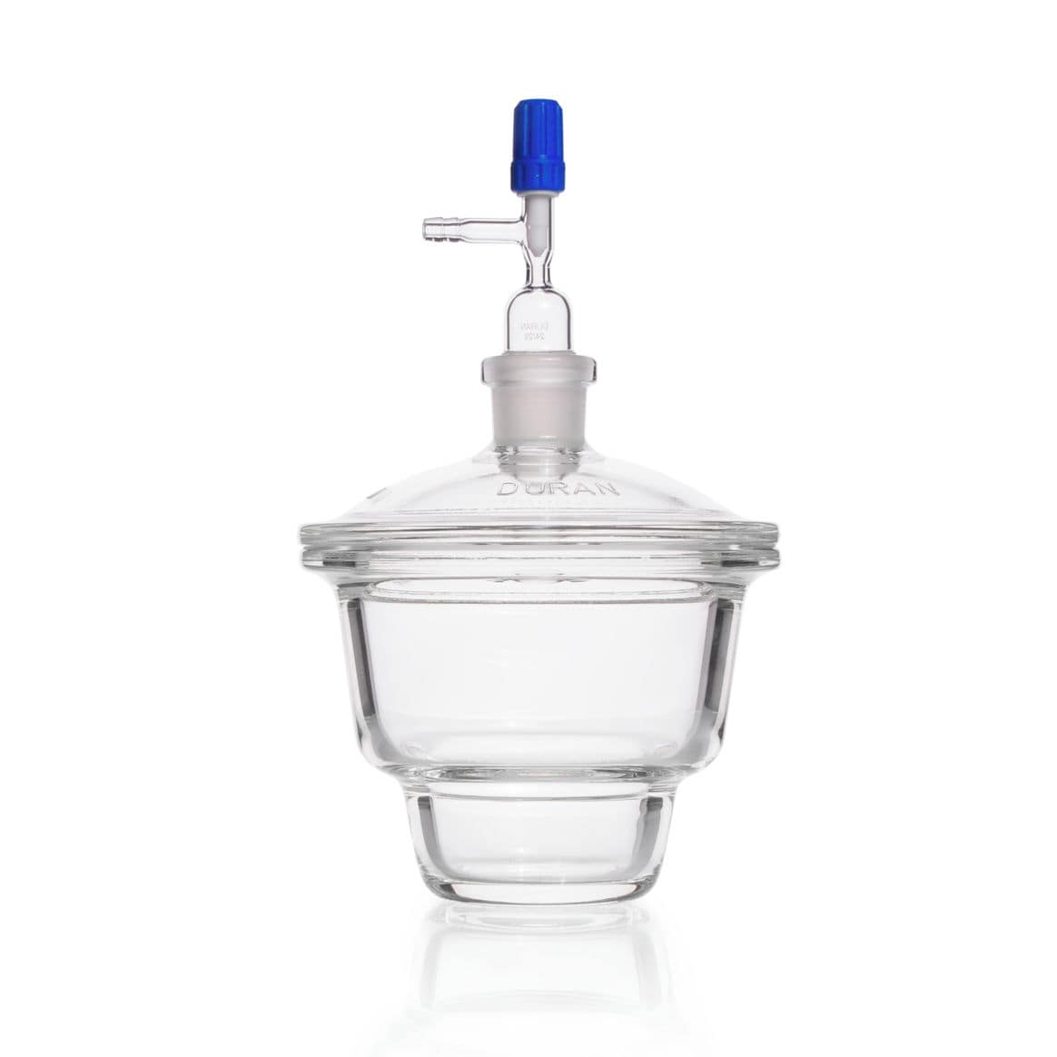 Glass laboratory desiccator 24782 series DWK life science vacuum