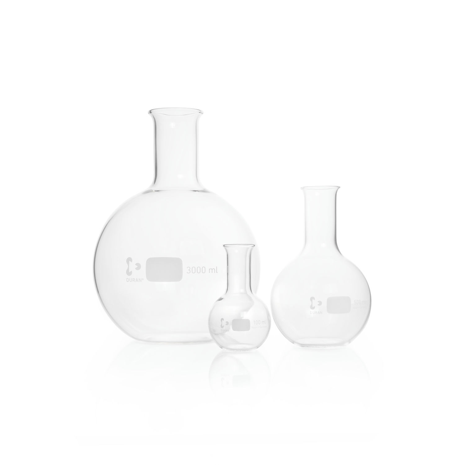 Flatbottom flask 21711 series DWK life science distillation