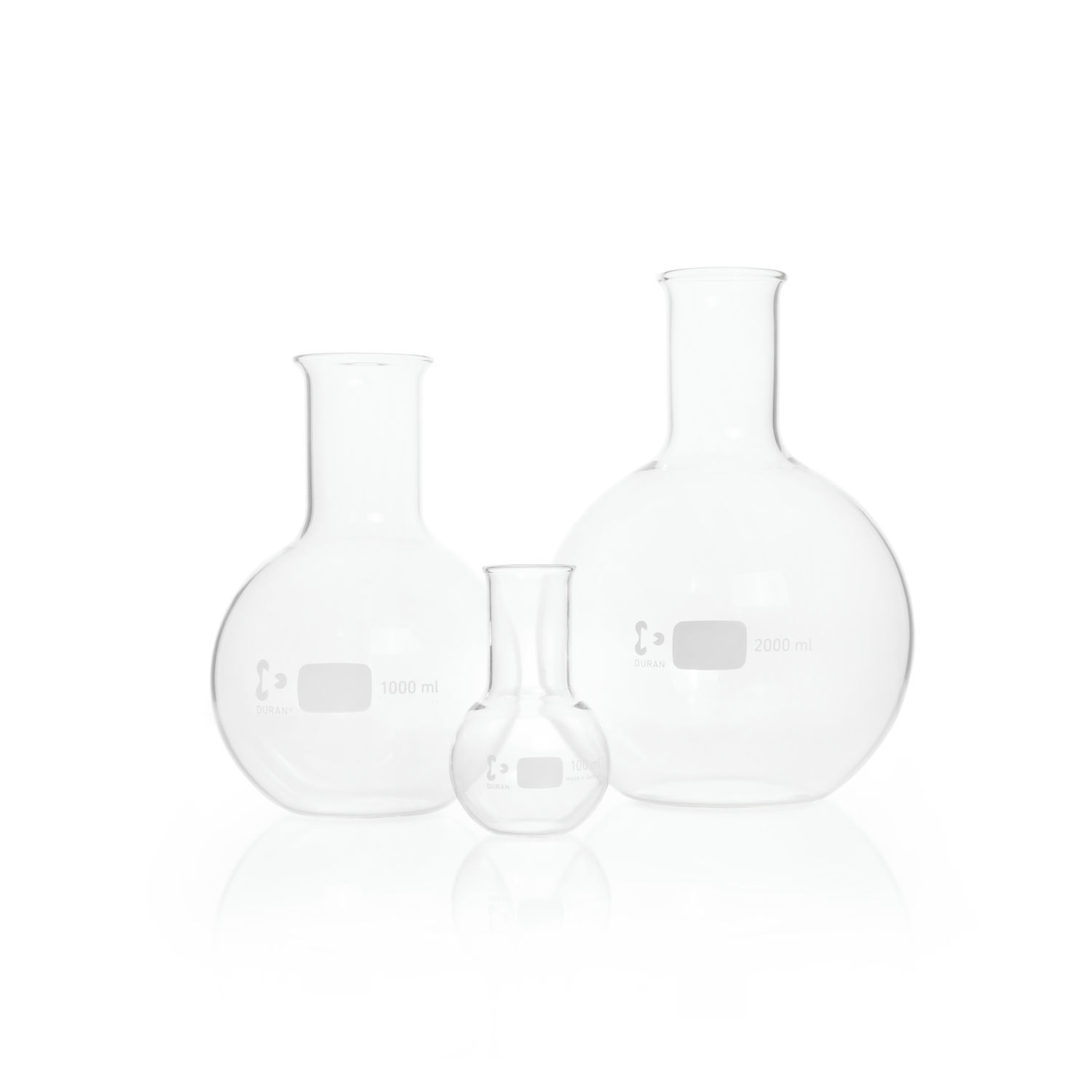 Flatbottom flask 21731 series DWK life science distillation