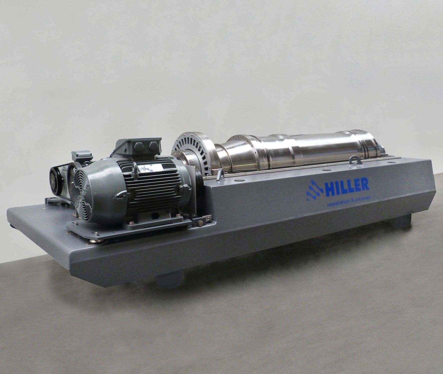 Sludge thickening decanter DecaThick Hiller GmbH centrifugal