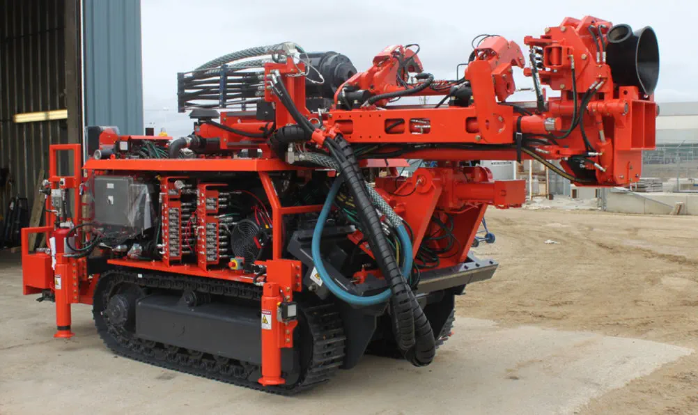 Tunnel consolidation drilling rig - DU211-T - Sandvik Mining