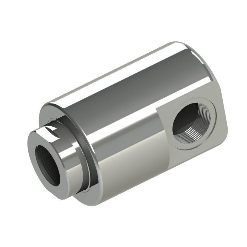 Hydraulic fitting SJC HAAG + ZEISSLER Maschinenelemente GmbH screwin / stainless steel